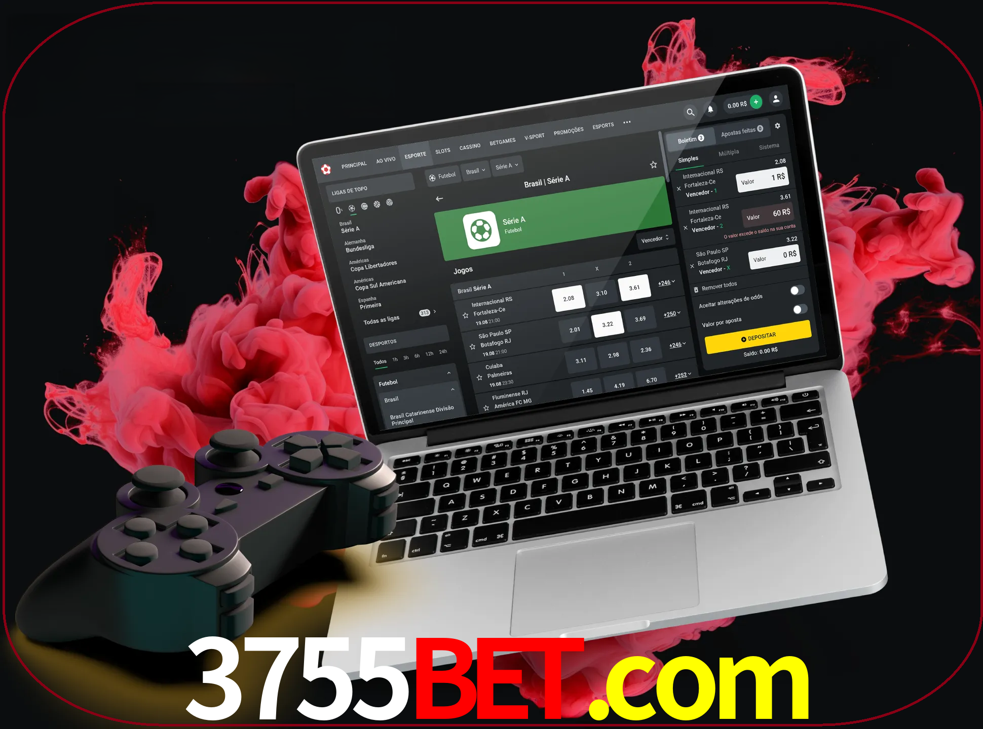 Visite a secção especial de jogos de vídeo em 3755bet para descobrir em que jogos pode apostar e ganhar muito dinheiro.
