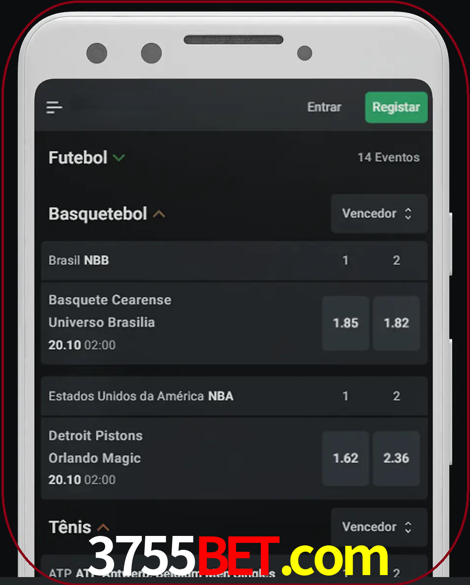 Aposte e assista aos esportes em formato ao vivo.